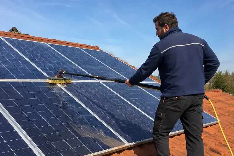 Nettoyage et entretien de panneaux solaires à Toutlemonde